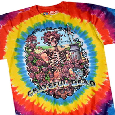 Grateful Dead - Rainbow Bertha Tie Dye T Shirt